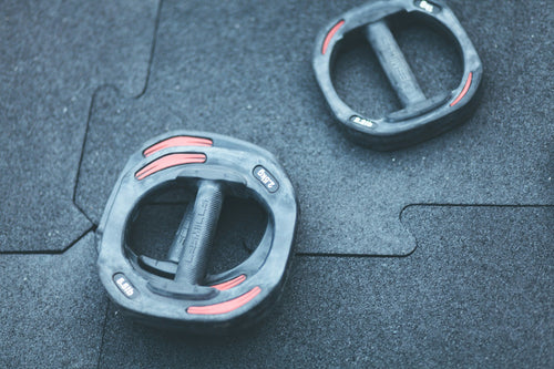 Thick Grip Push-Up Bars close up of handles