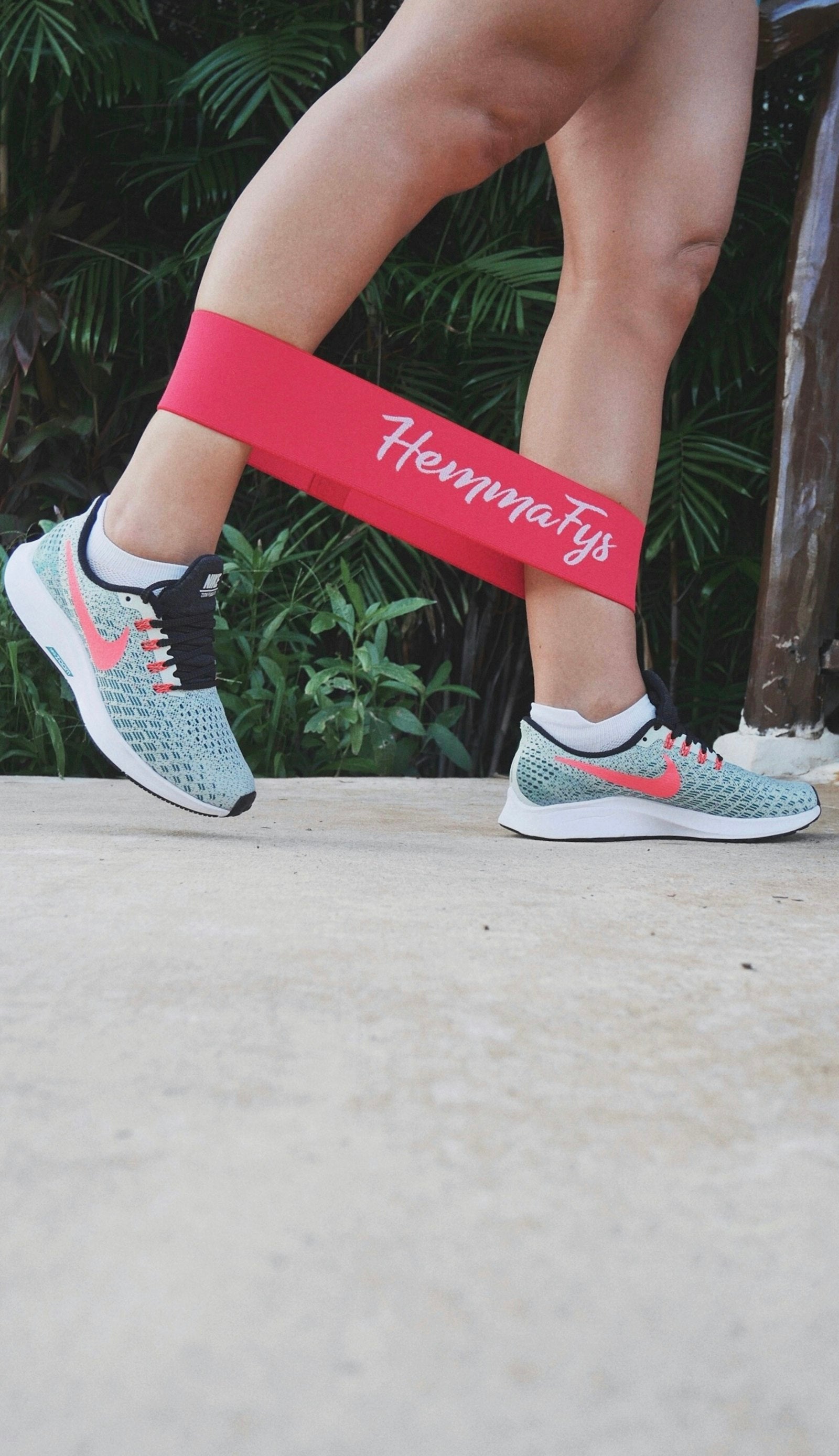 Resistance bands set for home workouts